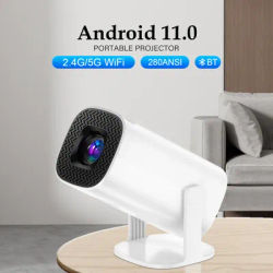 HONGTOP Projector Android 11 4K Dual Wifi6 Allwinner H713 Quad Core Support BT5.0 Home Cinema Outdoor portable Projetor
