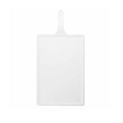 Tablecraft 11498 Rectangular Serving Paddle - 15 3/4" x 7 3/4", Melamine, White