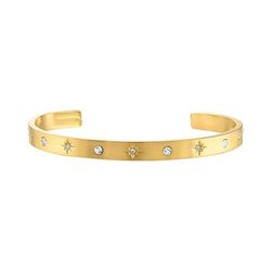 Olivia Le Star Pave Cuff Bracelet - Gold