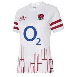 Umbro England Rugby Womens/Ladies 22/23 Home Jersey - White - White - 16