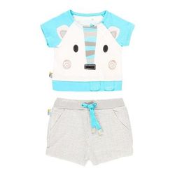 Boboli Blue Polar Bear Outfit - Blue - 6M