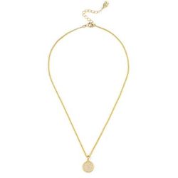 Rivka Friedman Pave CZ Disc Pendant - Gold