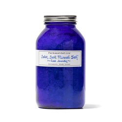 Farmaesthetics Field Lavender Solar Salt Mineral Bath â€“ 16 oz