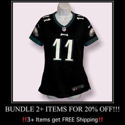 Nike Tops | Carson Wentz Philly Eagles Nike Womens Game Jersey | Color: Black/Green | Size: S