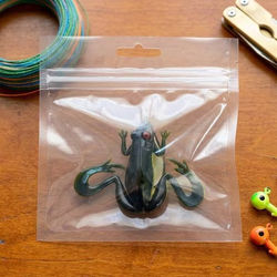 Hanging Zipper Barrier Bags w/ Tear Notches 5" x 4" 100 Pack