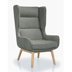 Sampson Graphite and Natural Twill Accent Chair - Manhattan Comfort AC014-GP