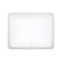 19.5-in. W 15.75-in. D CUPC Certified Rectangle Undermount Sink In White Color - American Imaginations AI-27734