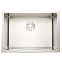 27-in. W CSA Approved Stainless Steel Kitchen Sink With Stainless Steel Finish And 16 Gauge - American Imaginations AI-27443