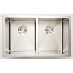 32-in. W CSA Approved Stainless Steel Kitchen Sink With Stainless Steel Finish And 18 Gauge - American Imaginations AI-27478