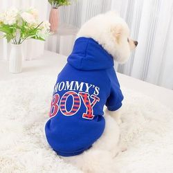 Cane Gatto Felpa con cappuccio Sport e Outdoor Casual Inverno Caldo Traspirante Morbido Lavabile Confortevole All'aperto Casual Quotidiano Abbigliamento per Cani for Bichon Frisé Volpino di Pomerania