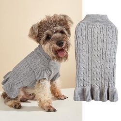 Cane Gatto Maglione Stile Classico Casual Inverno Traspirante Morbido Lavabile Confortevole Natale All'aperto Casual Quotidiano Abbigliamento per Cani for Bichon Frisé Volpino di Pomerania Cucciolo