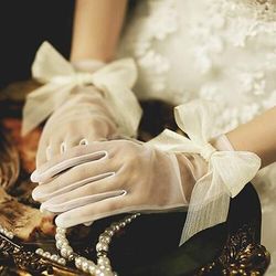 Elegante Anni 1950 Anni 1920 Guanti Nuziale Normale Il grande Gatsby Costume Per donna Balli di fine anno Matrimonio Festa / Sera Adulti Guanti Altri Accessori