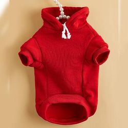 Cane Gatto Felpa con cappuccio Sport e Outdoor Casual Inverno Caldo Traspirante Morbido Lavabile Confortevole All'aperto Casual Quotidiano Abbigliamento per Cani for Bichon Frisé Volpino di Pomerania