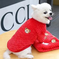 Prodotti per cani Prodotti per gatti Pigiami Di tendenza stile sveglio Inverno Morbido Lavabile Comodo Al coperto Casual / quotidiano Abbigliamento per cani for Bichon Frise Barboncino Pomeriana