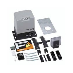 Faac - kit cancello scorrevole delta 2 kit safe 1056303445+CREMP automazione 500KG 230V con 4MT di