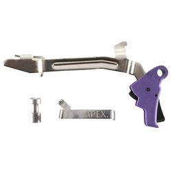 Apex Tactical Specialties Glock Gen 3-4 Polymer Action Enhancement Pistol Trigger Kit Glock Gen 3-4 17/19/22-27/31/32/33/34/35 Drop-In Purple 102P165