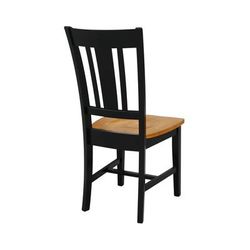 Set of Two San Remo SplatBack Chairs - Whitewood C57-10P