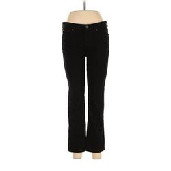 J.Crew Jeans - Mid/Reg Rise: Black Bottoms - Women's Size 29 Petite