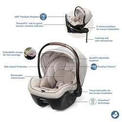 Maxi-Cosi Peri 180 Rotating Infant Car Seat - Desert Wonder