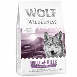 1kg Adult Mini Grain-Free Chicken Duck Wolf of Wilderness Dry Dog Food