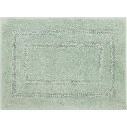 Wide Width Cotton Reversible Bath Rug by Mohawk Home in Seaglass (Size 21" W 34" L)