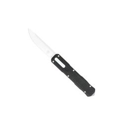 CobraTec Knives Raptor OTF Knife 3.13in D2 Steel Drop Non-Serrated Black CTRPTBLKDNS