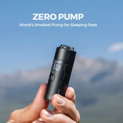 FLEXTAIL ZERO PUMP - 34g Portable Camping Air Pump Electric Inflator for Sleeping Pads, 1 Rechargeable Battery Included