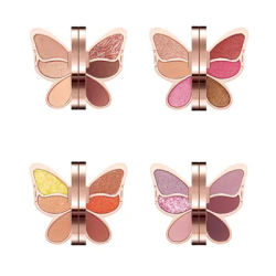 Portable 6 Color Butterfly Eyeshadow Palette Shimmer Matte for Mother Wife