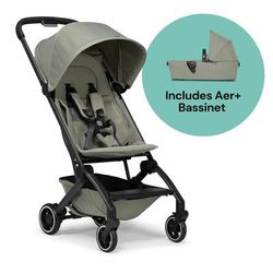 Joolz Aer+ Lightweight Compact Stroller + Bassinet Bundle - Sage Green