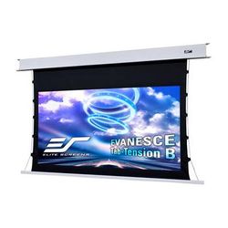 Elite Screens 92" Evanesce Tab-Tension B Series CineWhite In-Ceiling Electric Projection ETB92HW3-E12