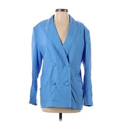 Steve Madden Blazer Jacket: Blue Jackets & Outerwear - Women's Size Small