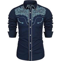 Classico Retrò Vintage 18° Secolo Blusa / Camicia Cowboy del West Costume Per uomo Mascherata Abbigliamento Quotidiano Addio al Nubilato Adulti Camicia