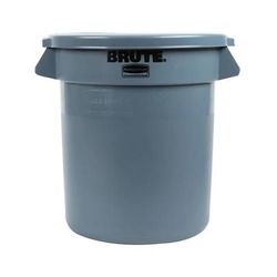 InSinkErator 10GAL BIN 10 gallon Brute Trash Can - Plastic, Round