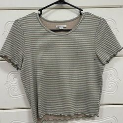 American Eagle Outfitters Tops | Ae Baby-T Size Medium | Color: Green | Size: M