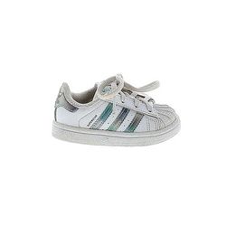Adidas Sneakers: Silver Shoes - Kids Girl's Size 4