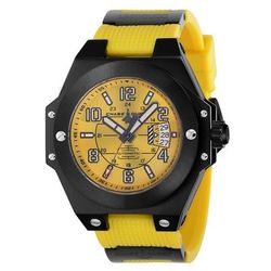 Open Box Chase Durer Conquest Automatic Men's Watch - 48mm Yellow Black (AIC-CDW-0018)