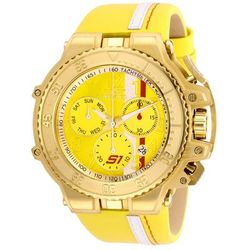 Open Box Invicta S1 Rally Race Team Swiss Ronda Z60 Caliber Men's Watch - 58.5mm Yellow Red White (AIC-28397)