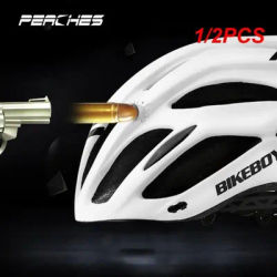 1/2 pz casco da ciclismo Unisex con bici leggera casco ultraleggero Intergrally-modellato Mountain