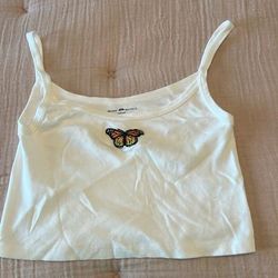 Brandy Melville Tops | Brandy Melville Tank Top | Color: White | Size: One Size