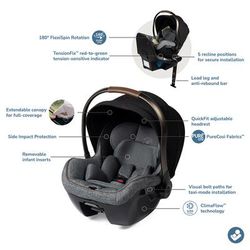 Maxi-Cosi Peri 180 Rotating Infant Car Seat - Onyx Wonder