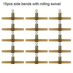 TEMU 15/30pcs Anti- Carp Fishing Rig With Swivel Hook And Helicopter Link - Essential Tackle For Carp