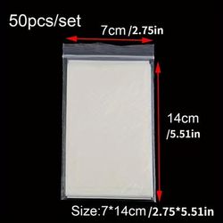 TEMU 50pcs Carp Fishing Pva Bags Fast Dissolving Fishing Material Tackle Carp Bait Bags