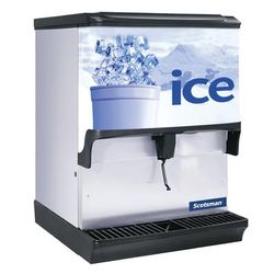 Scotsman IOD250-1 Countertop Ice Dispenser for Commercial Ice Machines - 250 lb Storage, Cup Fill, 115v