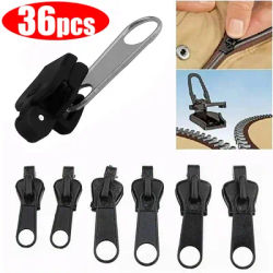 6/36pcs Fix Zip Puller cerniere istantanee universali Fix Zipper Repair Kit sostituzione Zipper Pull