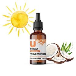 Liquid Vitamin D3: Immunity, Mood, & Hormone Support by UMZU | Servings: 527 Day Supply