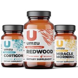 All-Day Energy Bundle: Redwood, Cortigon & Miracle Morning by UMZU | 32.42 oz