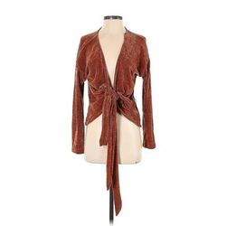 Secret Charm Cardigan Sweater: Brown - Women's Size Medium