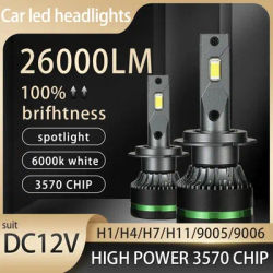2 pezzi H4 H7 H11 9005 9006 lampadine per fari a LED fari a LED per auto ultra luminosi a tubo