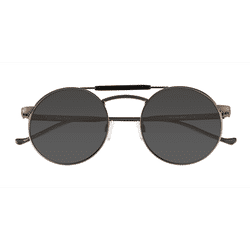 Unisex s aviator Black Gunmetal Metal Prescription sunglasses - Eyebuydirect s Neve