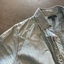 J. Crew Tops | 100% Cotton Button Down Denim Shirt From J Crew. | Color: Blue | Size: 8